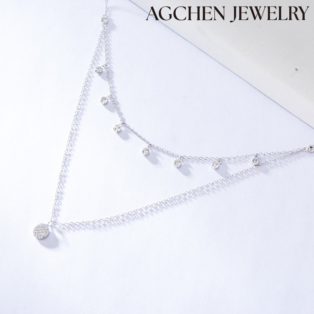 agchenjewelry white gold cross necklace tanishq gold necklace designs with price