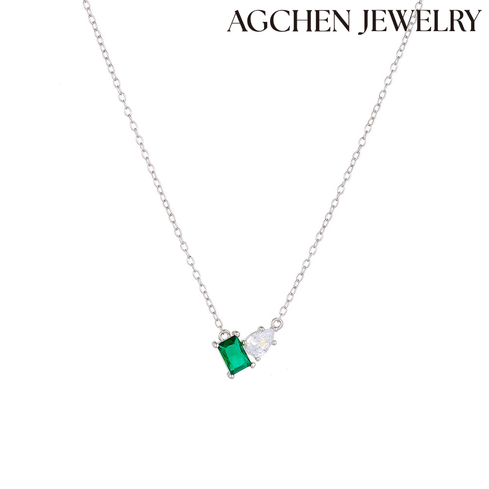 rose gold heart necklace gold moon necklace agchen jewelry