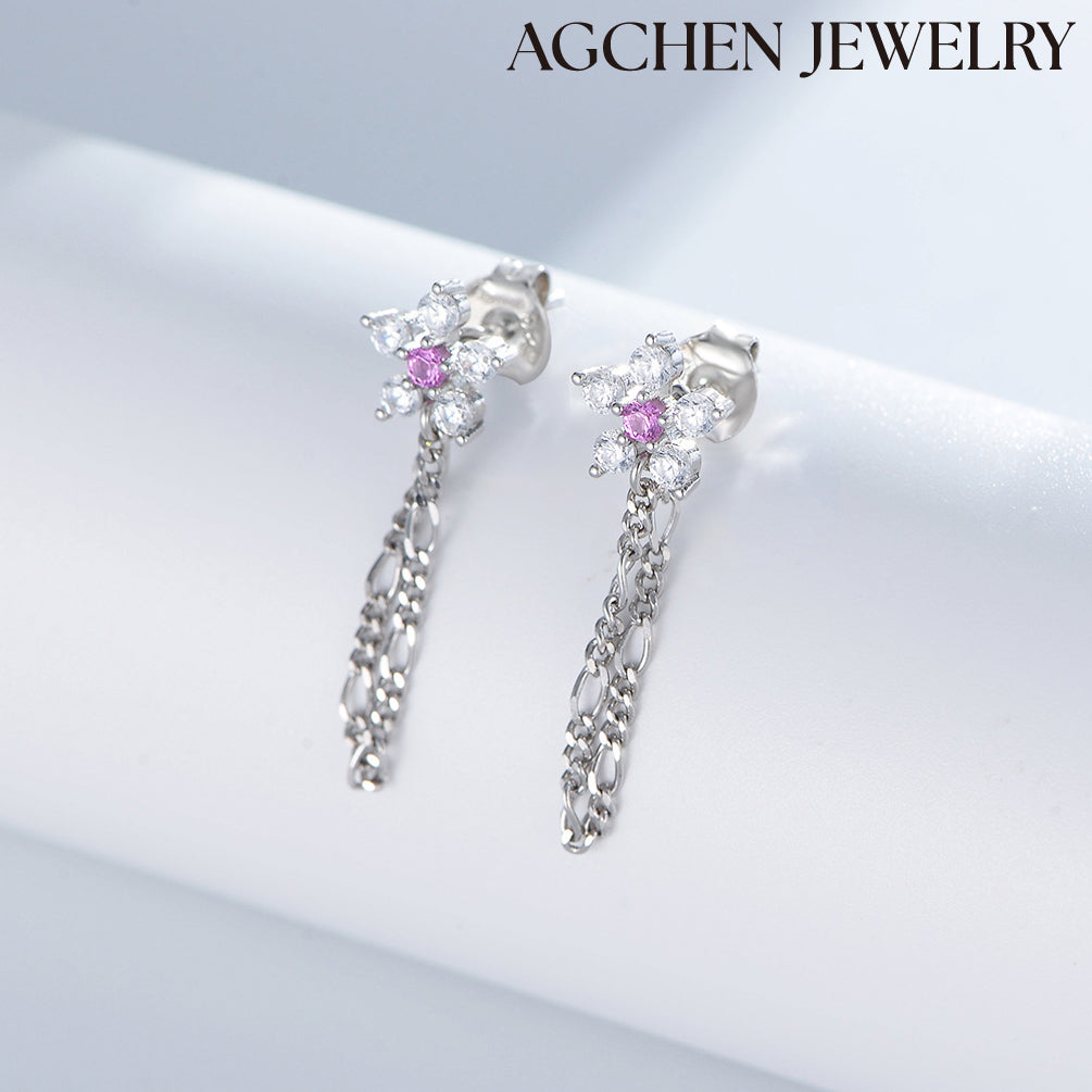 24 karat gold earrings thread through earrings