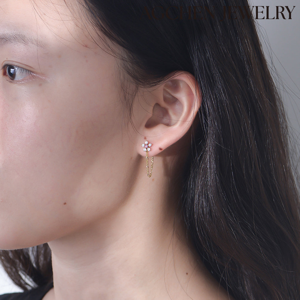 silver oxidised earrings colourful earrings silver star earrings