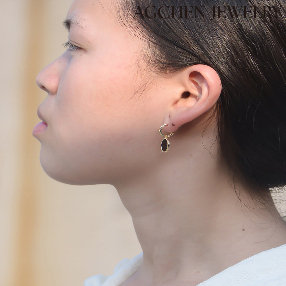 black earrings for girls black cross earring black earrings for women