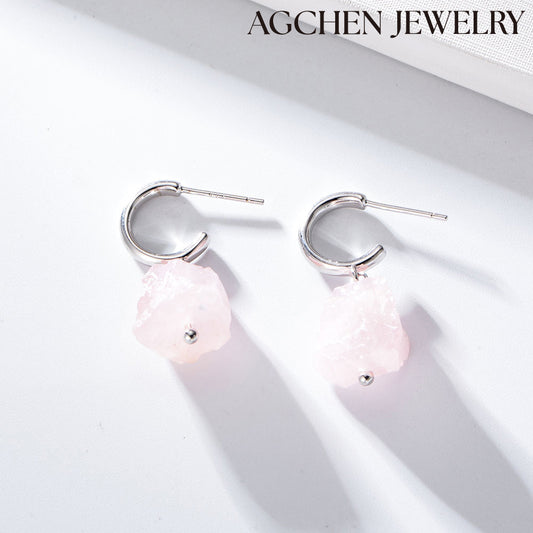 crystal stud earrings crystal hoop earrings black crystal earrings pinkcrystal earring