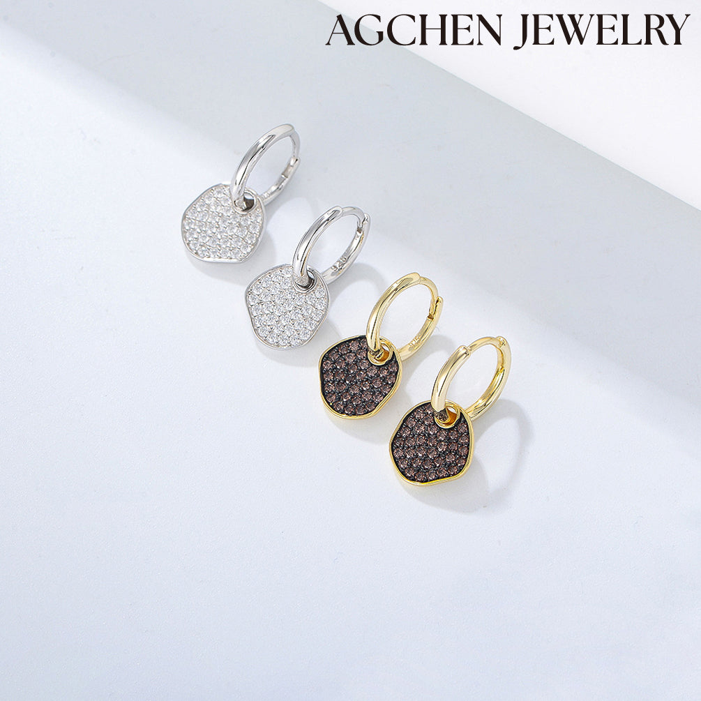 agchenjewelry agjewelry cuteearring agfashion 925 Sterling silver drop earrings gold drop earrings