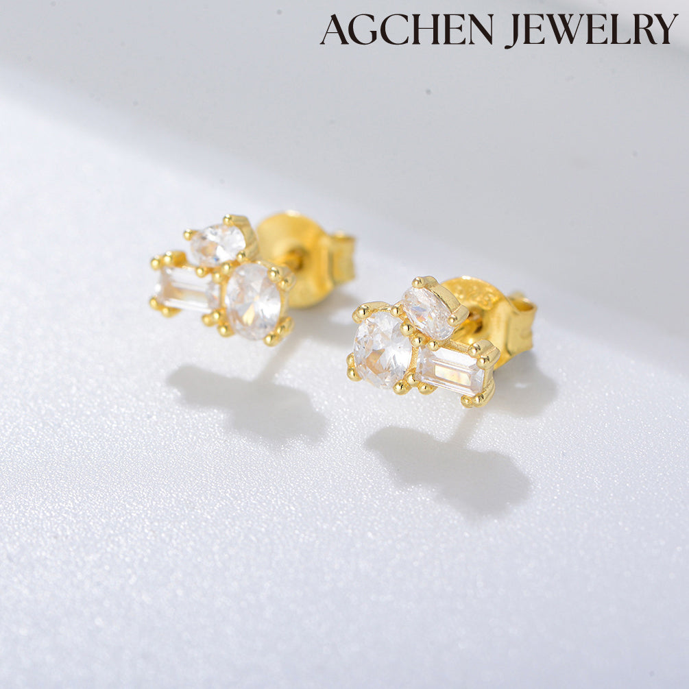 3mm earrings gold stud earrings for men tourmaline earrings