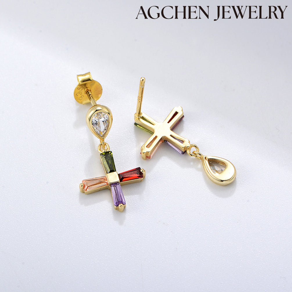 crystal drop earrings crystal stud earrings