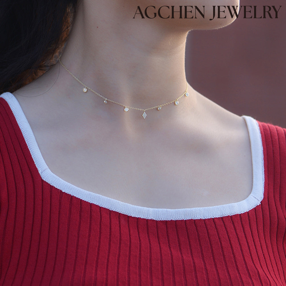 agchenjewellery gold necklace set gold choker necklace gold necklace for men