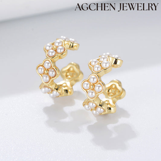 earrings and mangtika set clip on stud earrings
