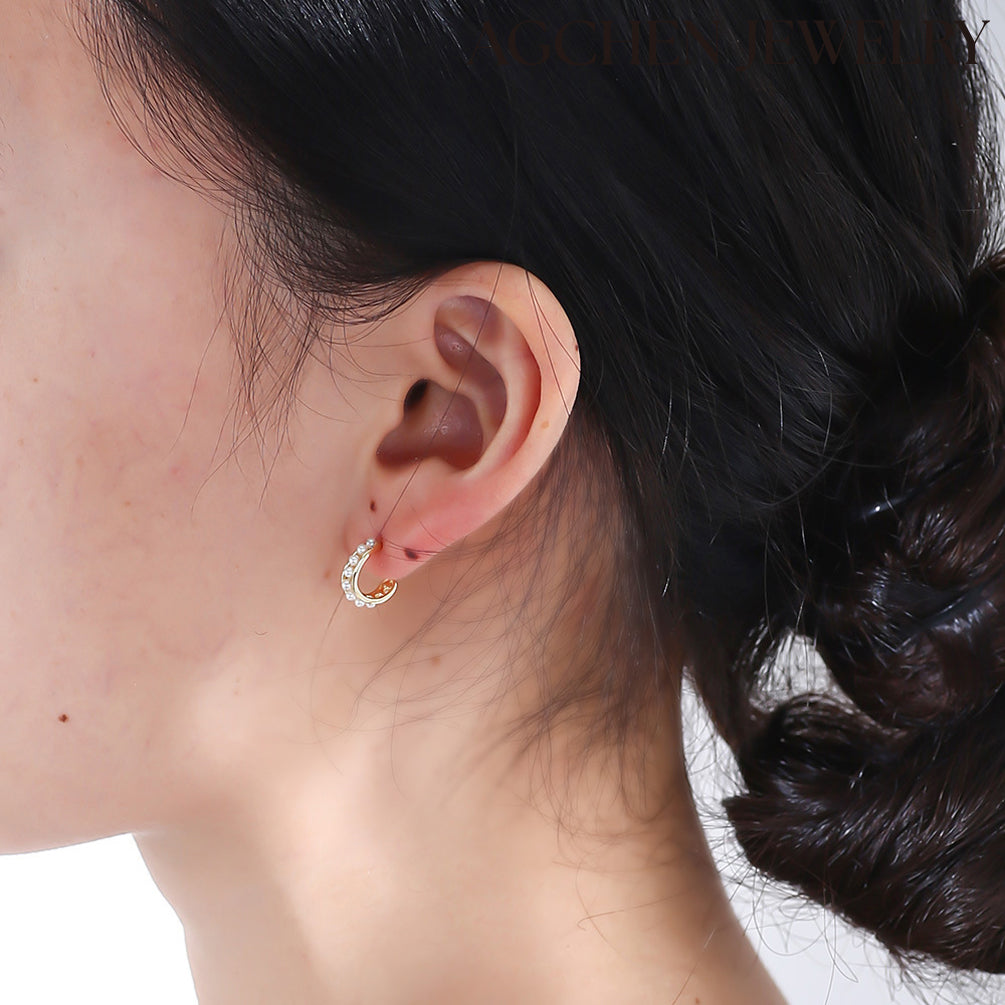 earrings and mangtika set heart shaped hoop earrings