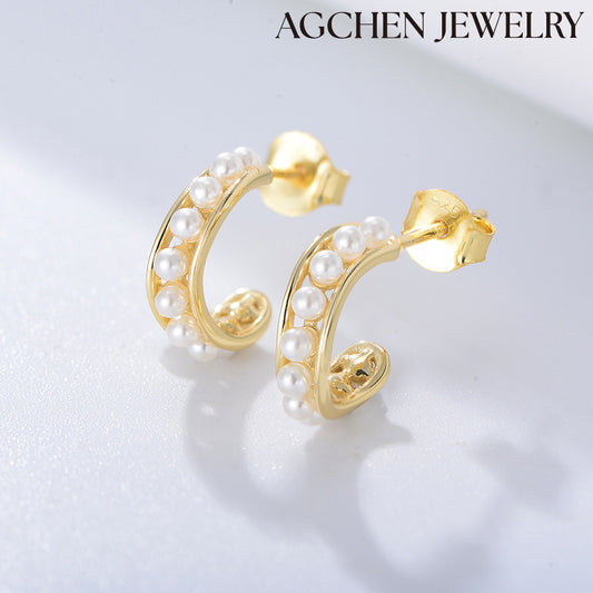 agchenjewelry suspender earrings earrings for boys gold juste un clou earrings