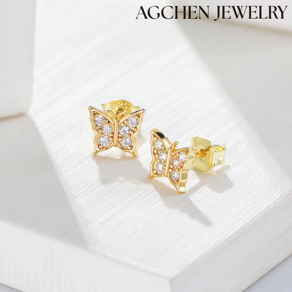 butterfly earrings studs butterfly hoop earrings gold butterfly earrings
