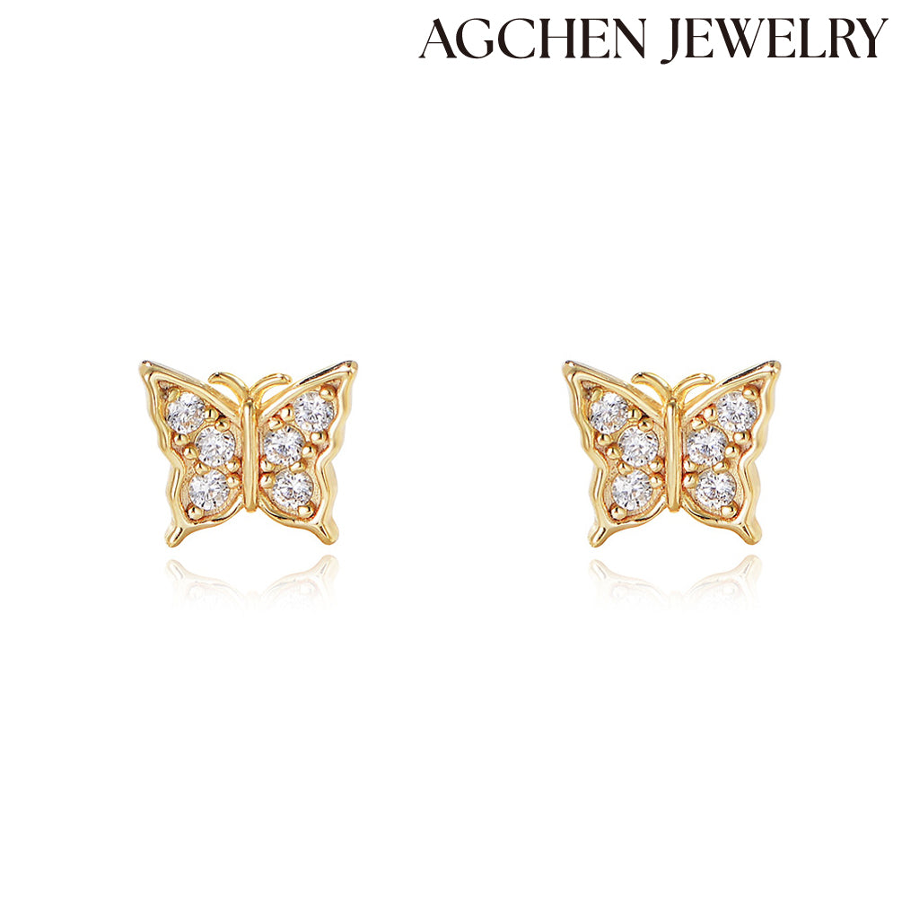 Cute Butterfly Earrings agchenjewelry popular earrings butterfly earrings