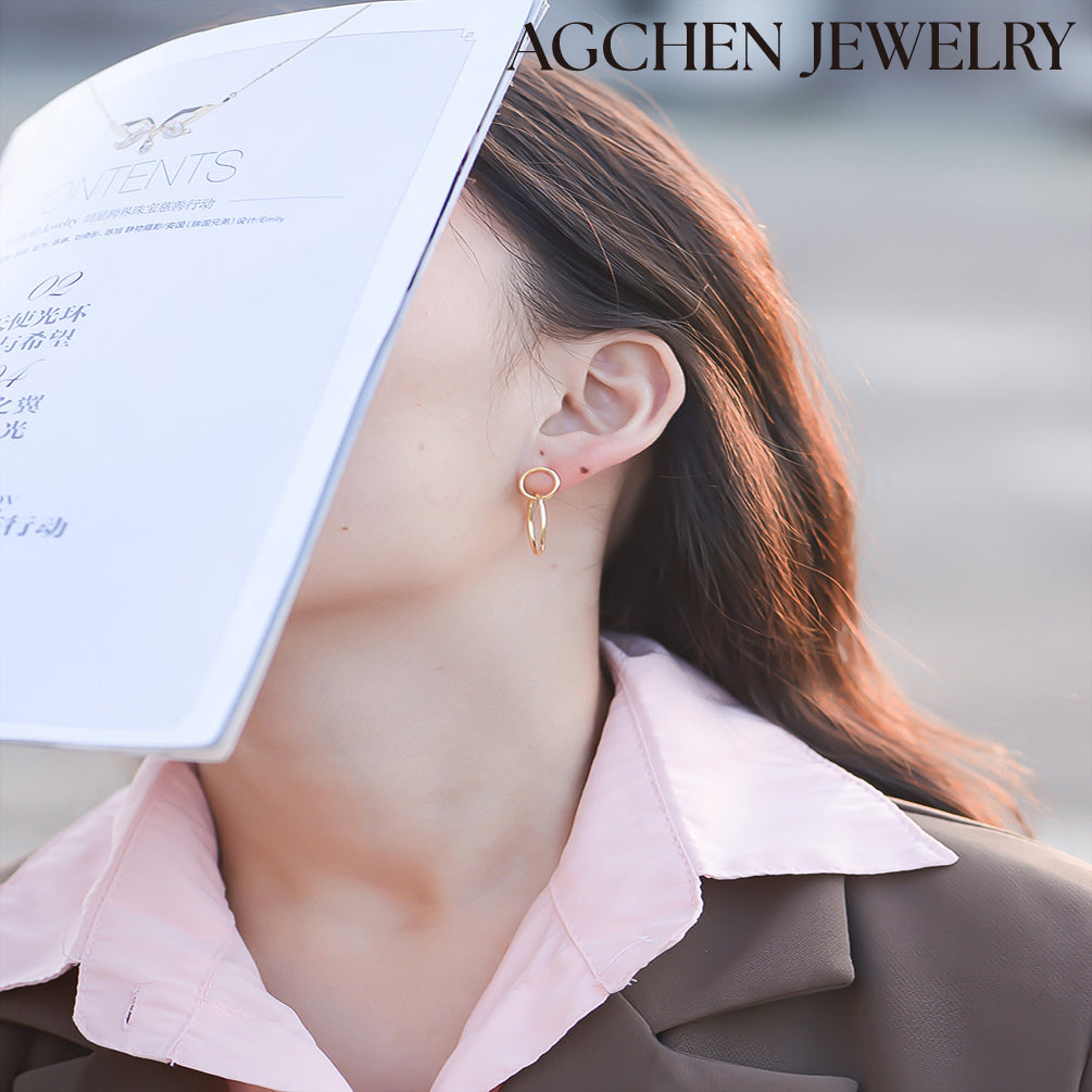 clip on stud earrings silver plated earrings