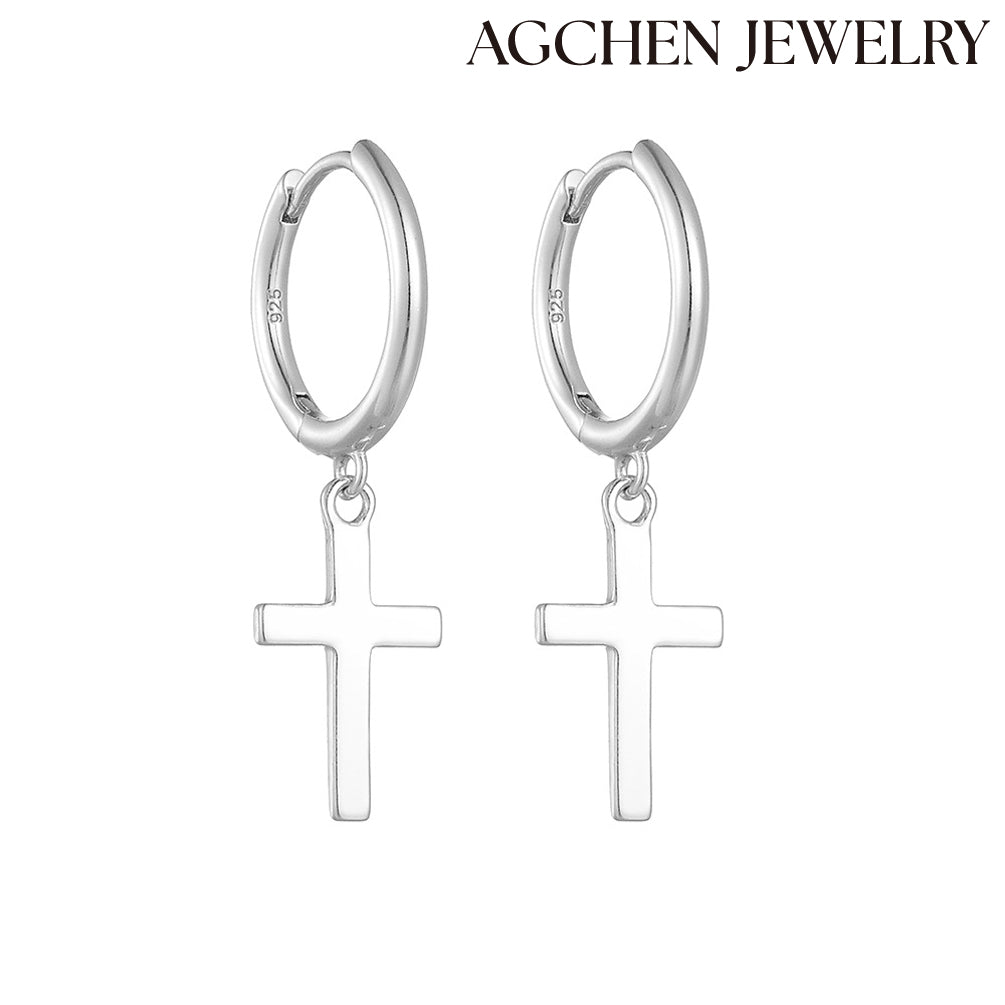 gold cross earrings cross earrings women