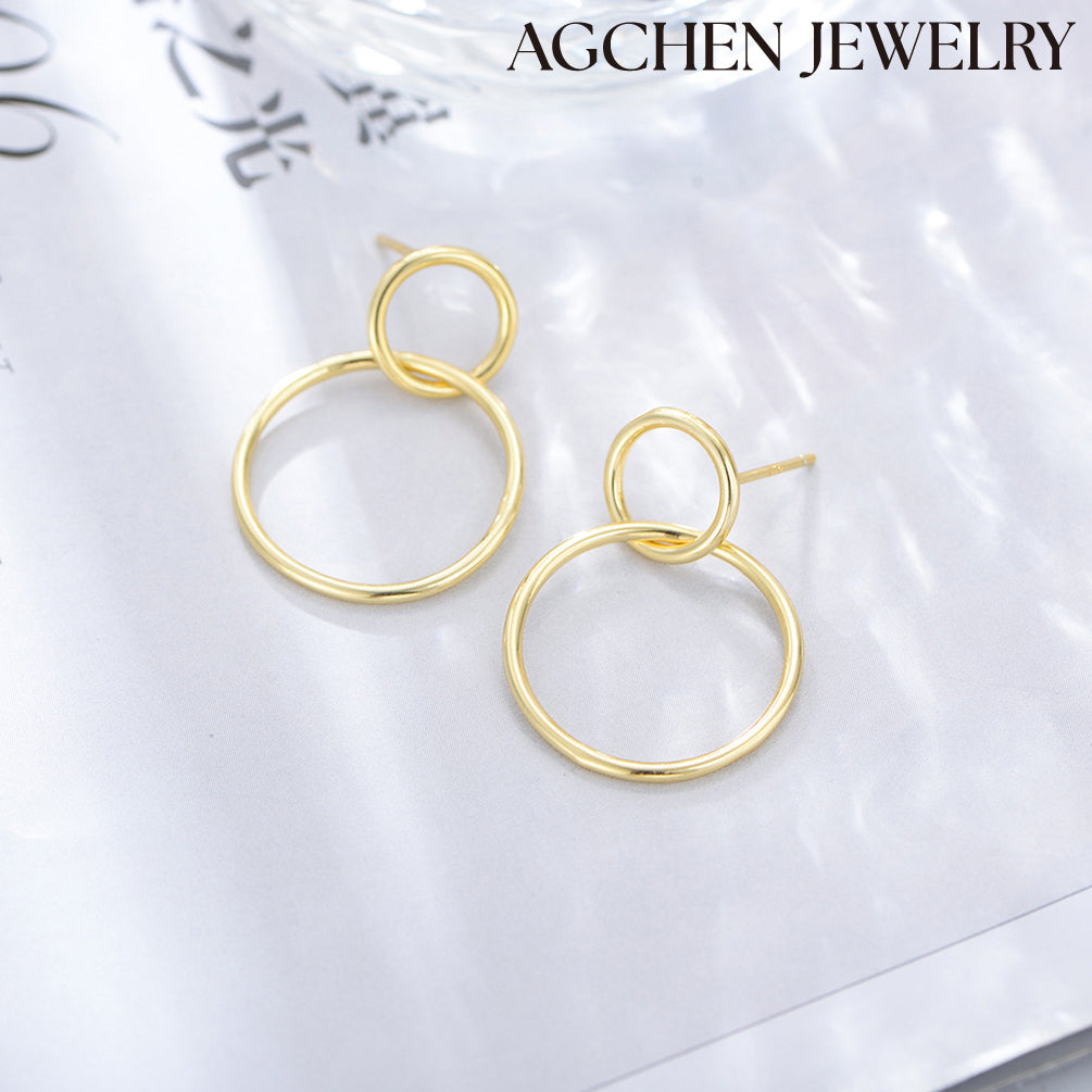 suspender earrings one ear earrings white gold hoop earrings large