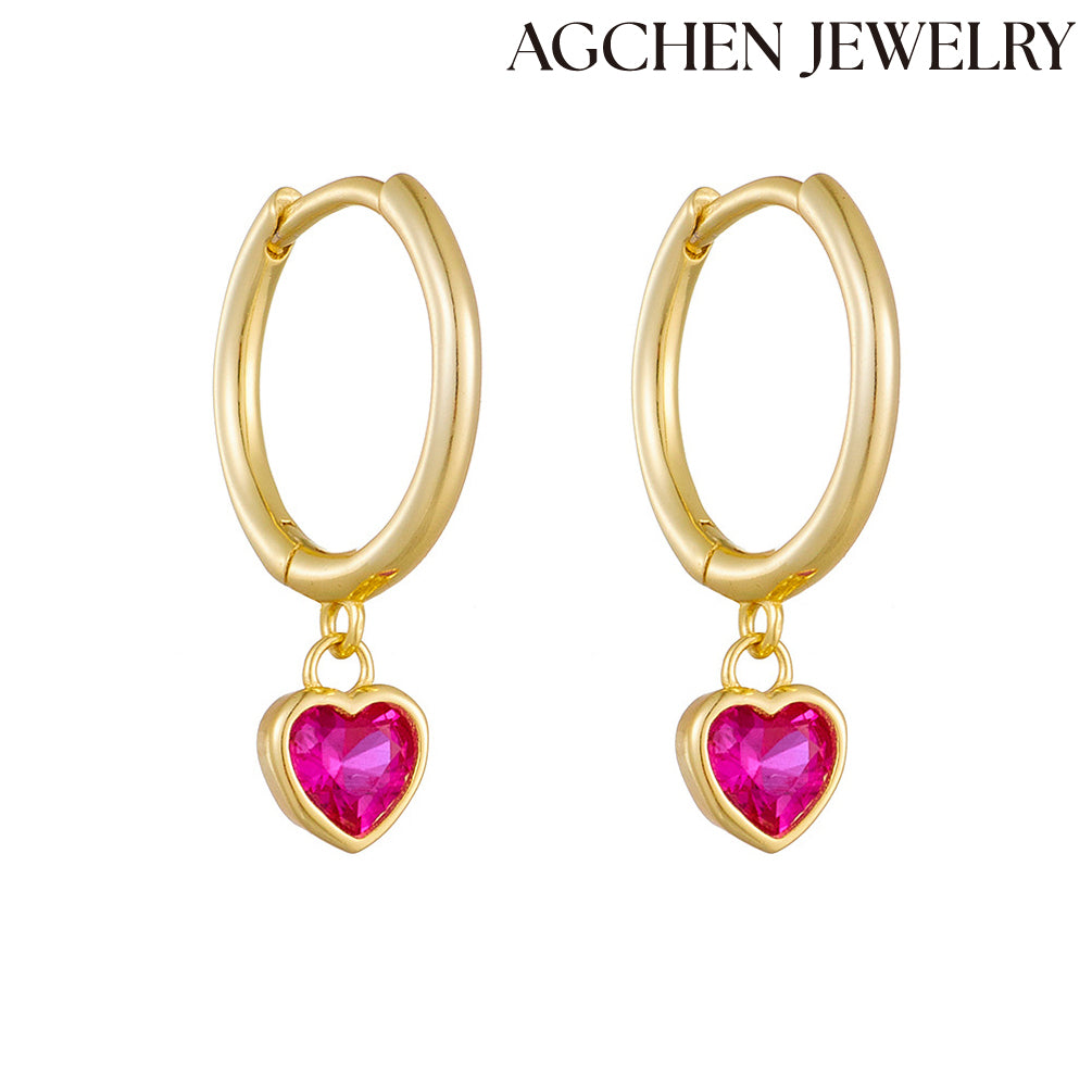 agchenjewelry peach brooch peach color jewellery set