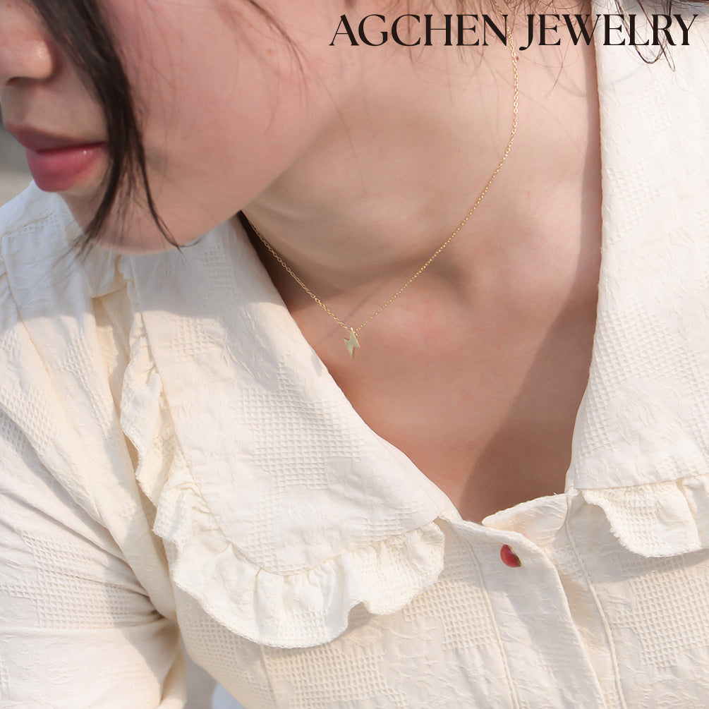 24 karat gold necklace 14k gold necklace womens agchenjewellery