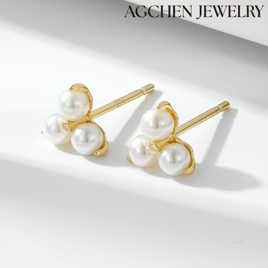Adorable Small Pearl Earrings pearl earrings  pearl drop earrings
