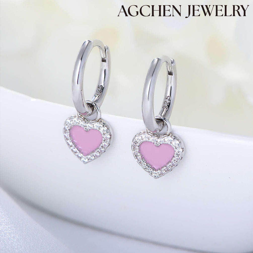 gold heart earrings heart shaped earrings heart stud earrings silver heart earrings