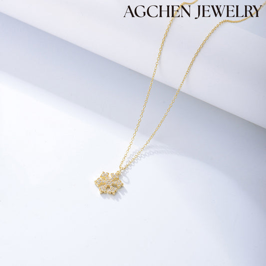 agchenjewellery simple gold necklace 14k gold name necklace