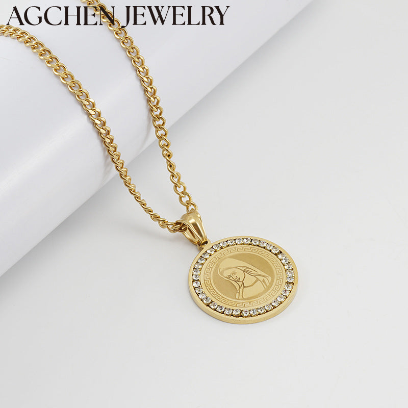 AG Stainless Steel Minimalist Women's Necklace