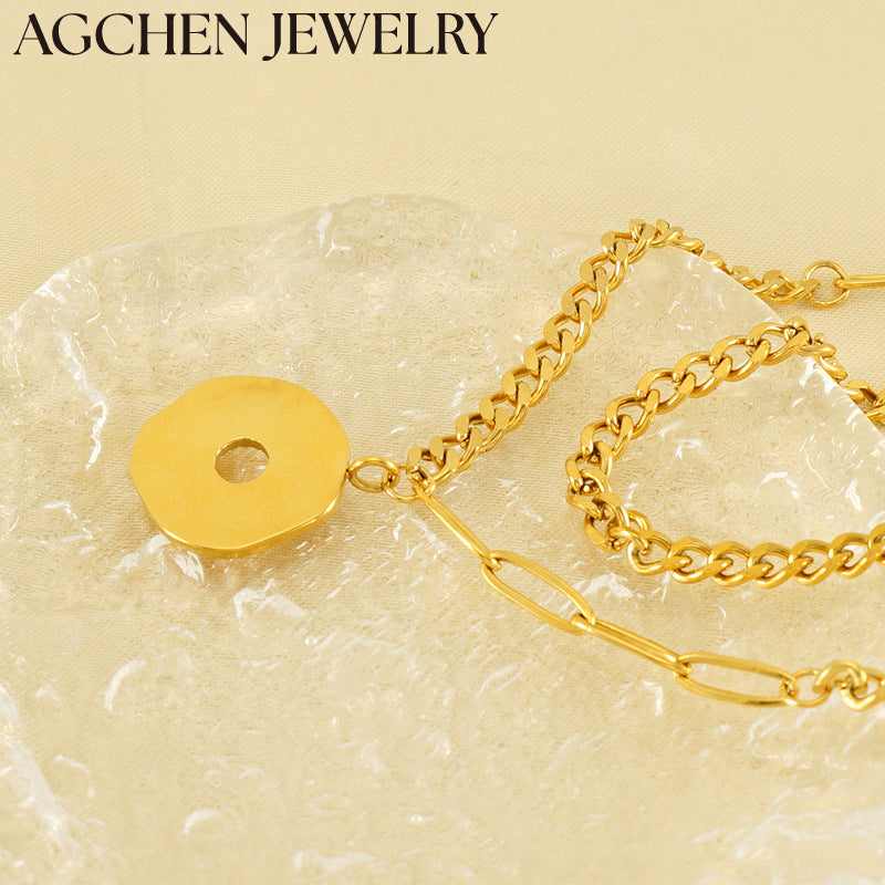 AG Stainless Steel Fashion Necklace for Women