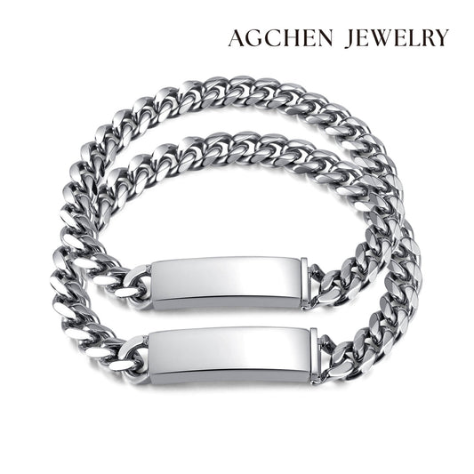 AG Declaration of Love Stainless Steel Bracelet - AGCHEN JEWELRY,lover bracelet