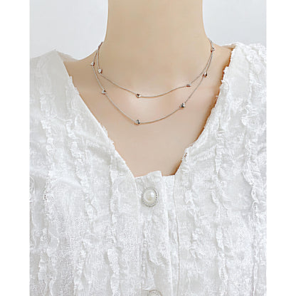 AG Lovely Gold Multi-Heart Pendant Necklace - AGCHEN JEWELRY,necklace