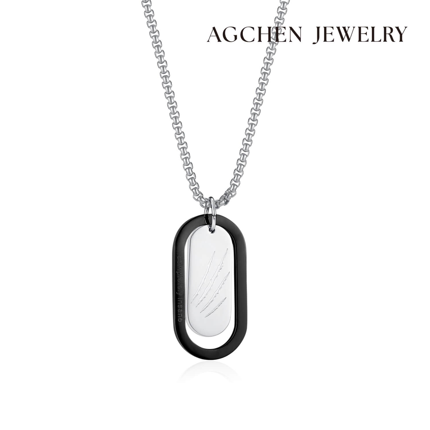 AG Inner Beast Claw Marks Pendant Necklace - AGCHEN JEWELRY,men necklace