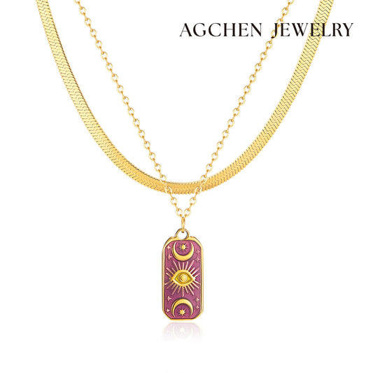 AG Gorgeous Pendant Necklace With Oracle - AGCHEN JEWELRY,necklace