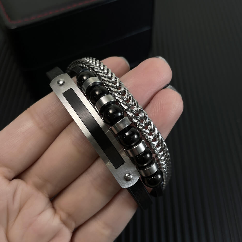 AG-SS-PH1517 bracelet - AGCHEN JEWELRY,man bracelet