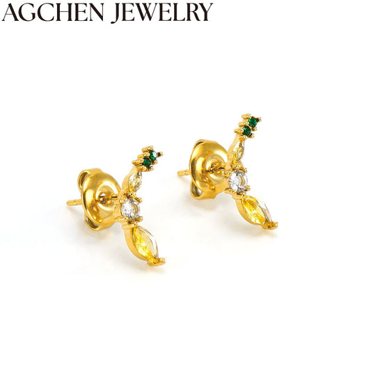 AG Cute Banana Stud Earrings