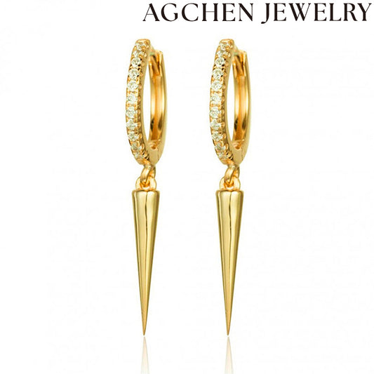 AG Pointed Tip Earrings