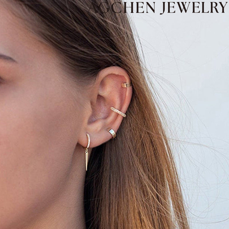 AG Pointed Tip Earrings