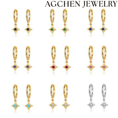 AG Starry Night Zirconia Earrings