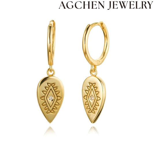 AG Fish-Shaped Copper Earrings