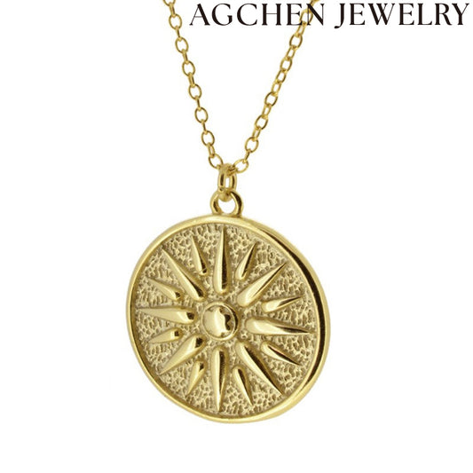 AG Round Sun Necklace