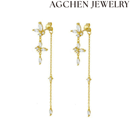 AG Elegant Copper Hoop Earrings