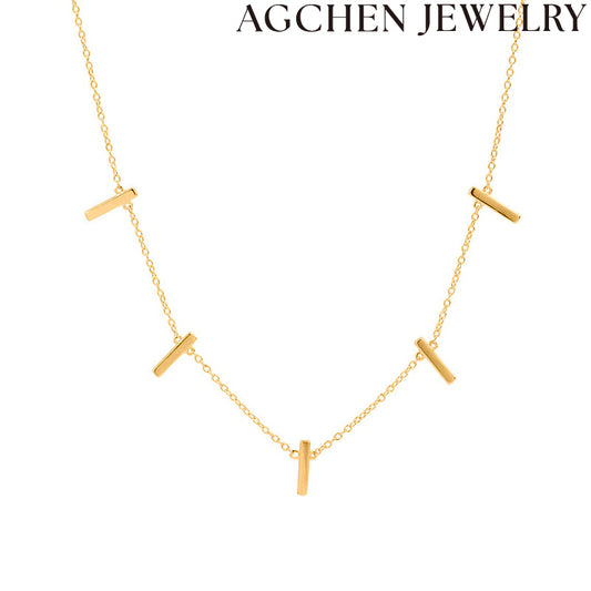 AG Bar Pendant Necklace"