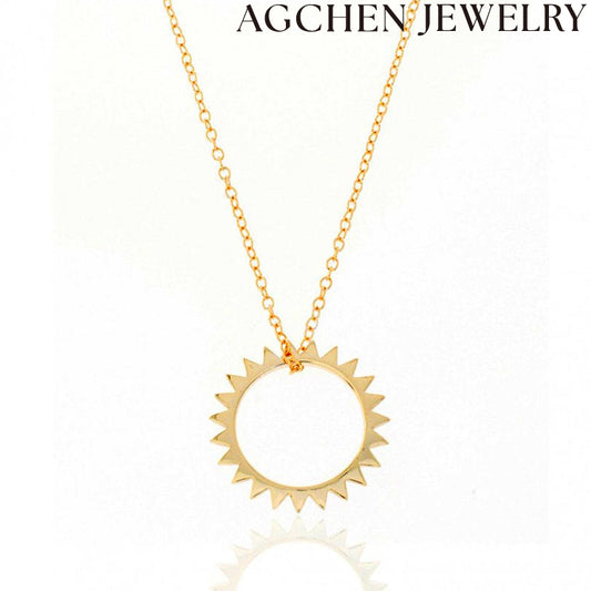 AG Minimalist Sun Necklace