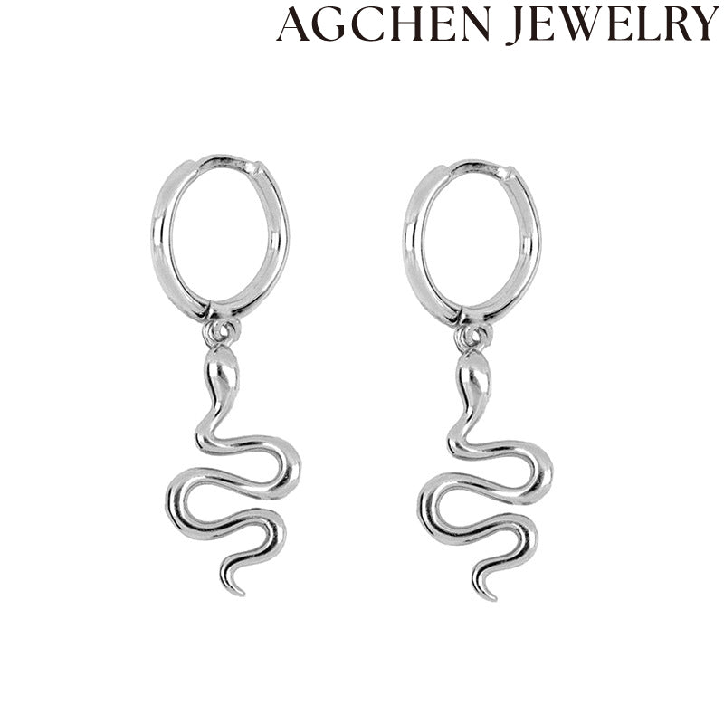 AG Serpentine Copper Earrings for Women