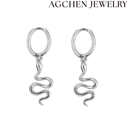 AG Serpentine Copper Earrings for Women