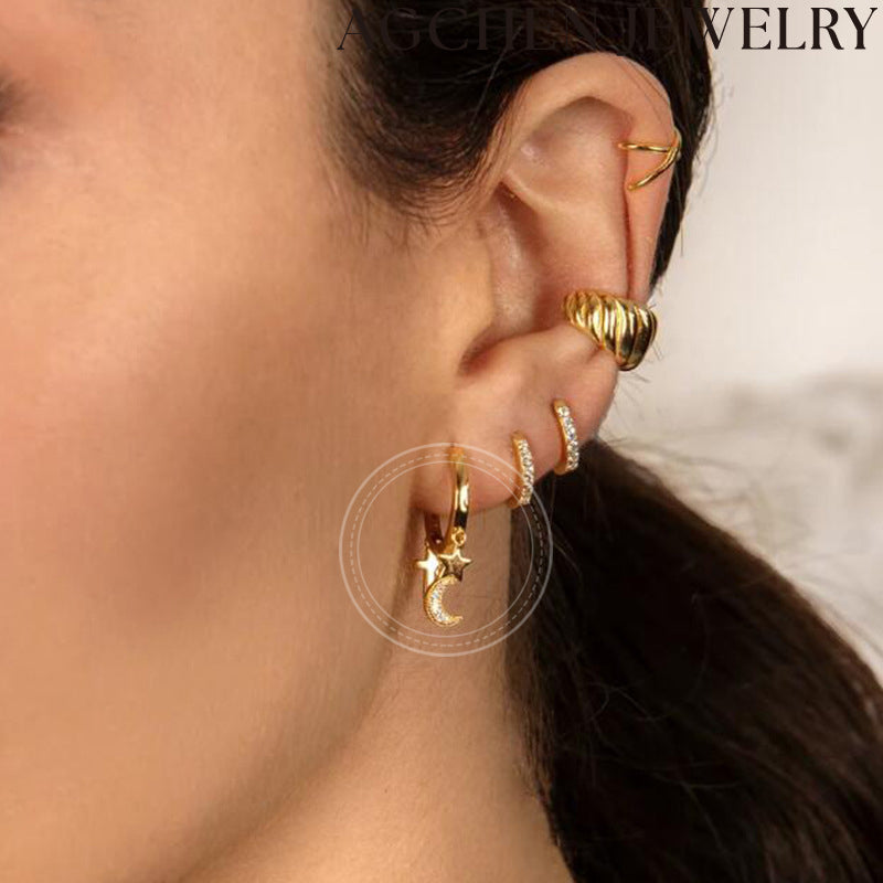 AG Constellation Dangle Earrings