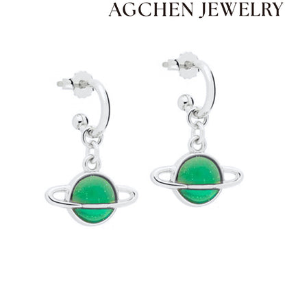 AG Green Planet Earrings