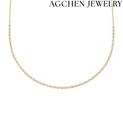 AG Colorful Zircon Necklace