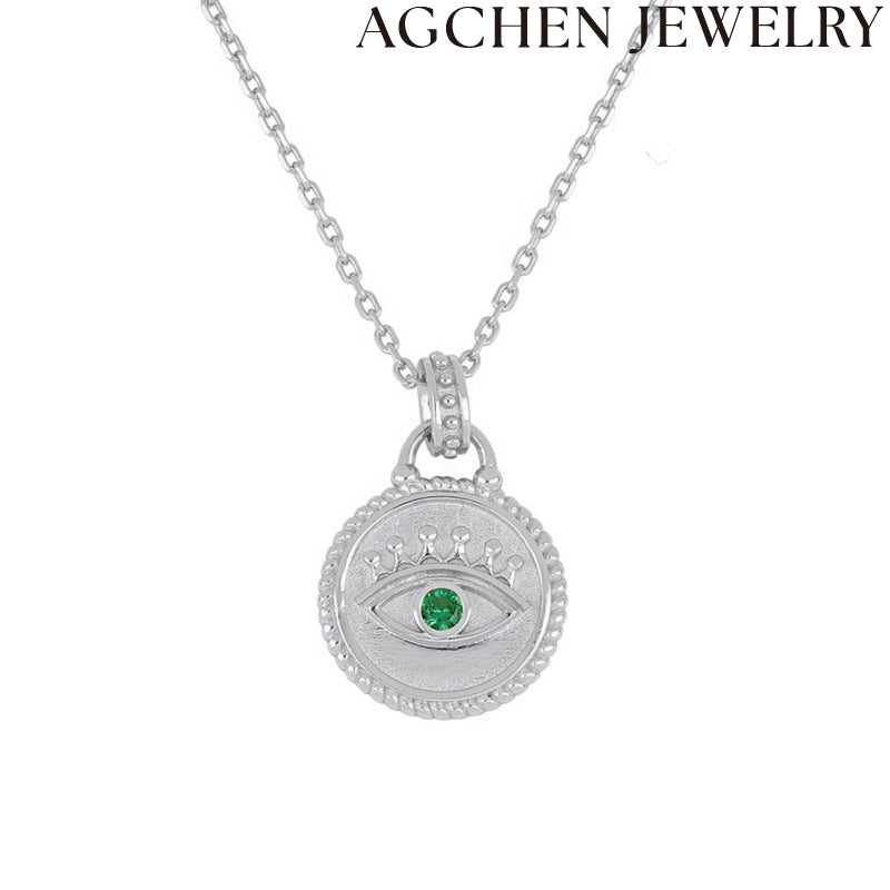AG Green Devil's Eye Necklace
