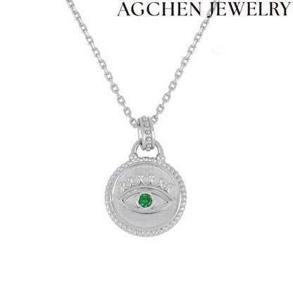 AG Green Devil's Eye Necklace