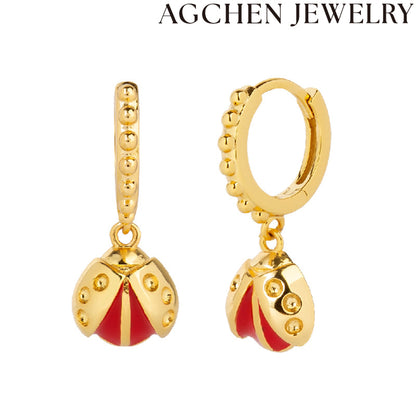 AG Ladybug Earrings