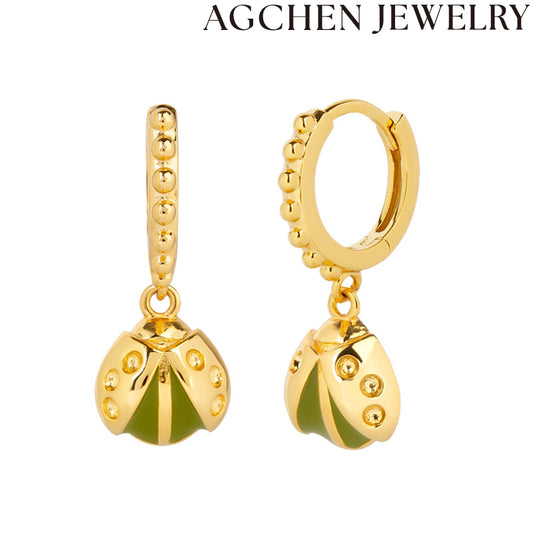 AG Ladybug Earrings