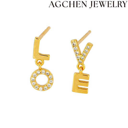 AG Love Zirconia Earrings