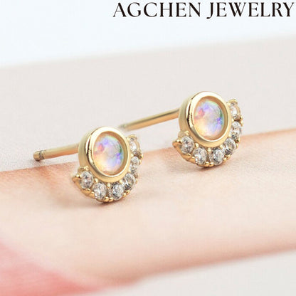 AG Shell-Shaped Pearl Earrings